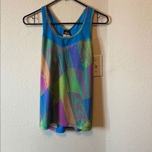 Nike multicolored athletic tank top